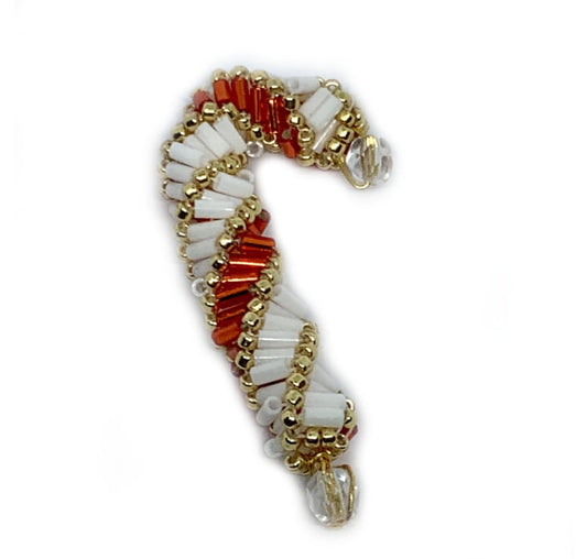 Mini Red and White Candy Cane Ornament Kit