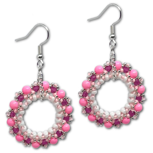 Festival Hoop Earring Kit - Rosa