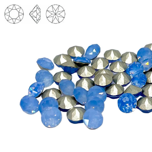 Aurora Pointy Back Chaton (C1088) SS29 – 6mm – Sapphire Opal – Pack of 2