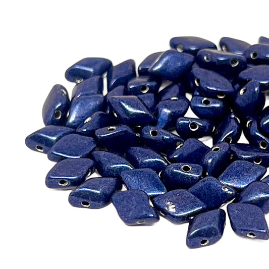 GemDuo 2-Hole 5x8mm – Saturated Metallic Evening Blue – 5g