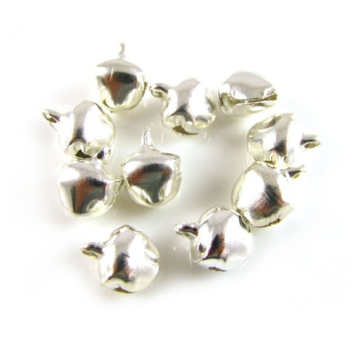 Silver Bells 8mm – Pack of 10