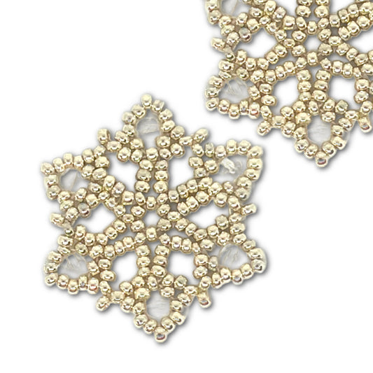 Silver Snowflake Kit - Makes 5 Snowflakes