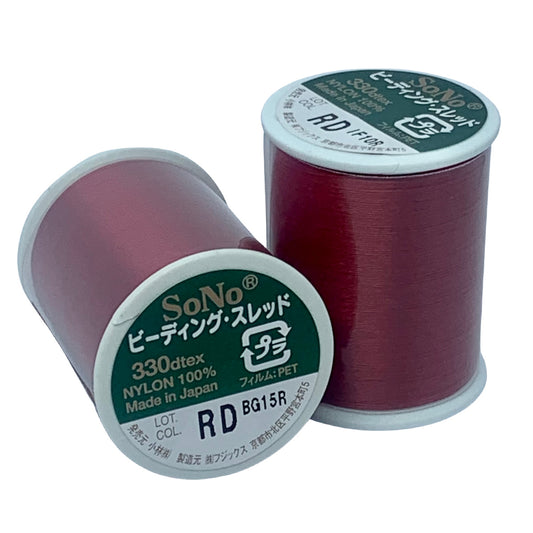SoNo Beading Thread - 100 Meter Spool - Red