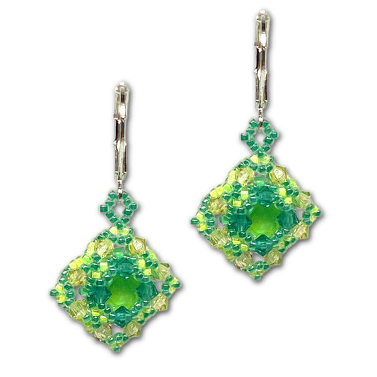 Sparkle Square Earring Kit by Ruxandra Puscas - Absinthe