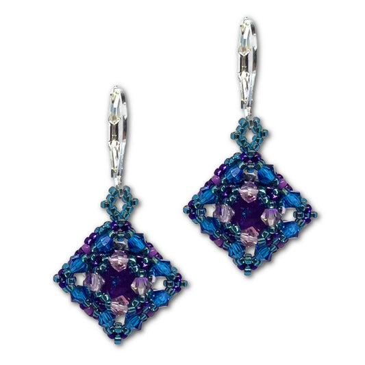 Sparkle Square Earring Kit by Ruxandra Puscas - Midnights