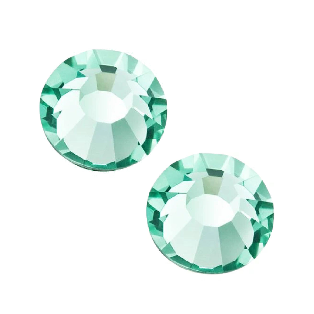 Preciosa SS34 Flat Back Crystal 7.2mm - Pack of 2 - Caribbean Sea