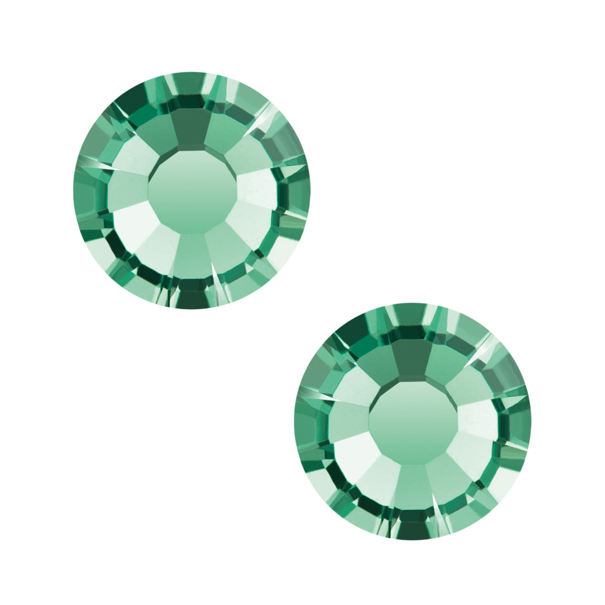 Preciosa SS34 Flat Back Crystal 7.2mm - Pack of 2 - Erinite