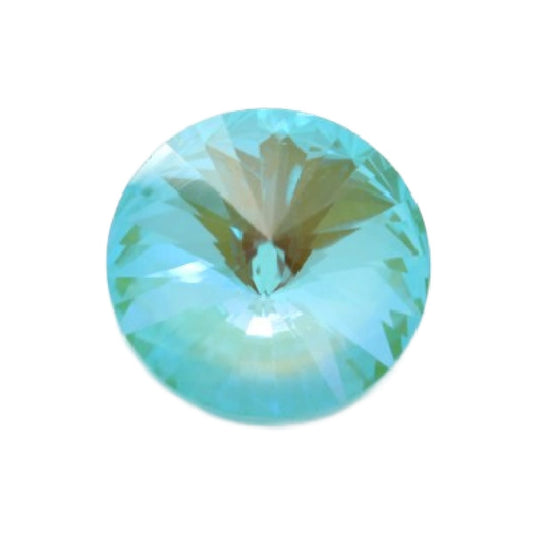 Aurora Rivoli 12mm Chaton - Crystal Summer Blue Delite