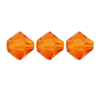 4mm Preciosa Bicones – Sun – Pack of 30