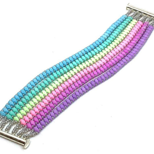 SuperDuo Stacker Bracelet - Instant Download or Printed Copy