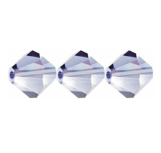 3mm Preciosa Bicones – Tanzanite – Pack of 30