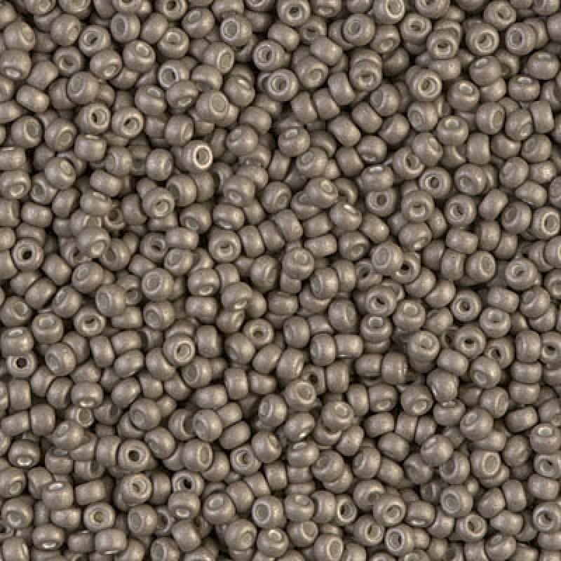 11/0 Miyuki Seed Beads - 25g Bag – Matte Metallic Silver - Colour 2091