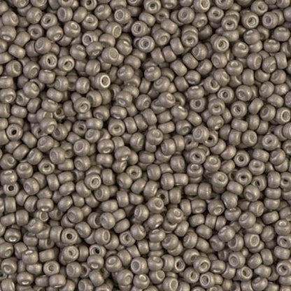 11/0 Miyuki Seed Beads - 25g Bag – Matte Metallic Silver - Colour 2091