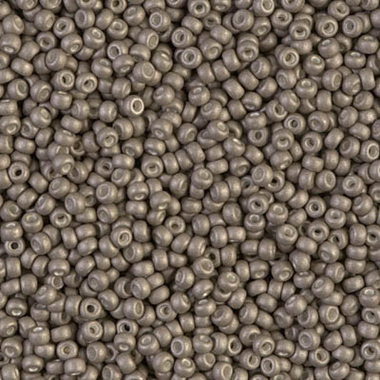 11/0 Miyuki Seed Beads - 25g Bag – Matte Metallic Silver - Colour 2091
