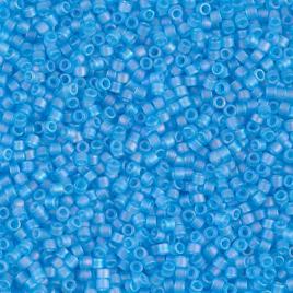11/0 – Miyuki Delica - 5g Bag - Matte Transparent Ocean Blue AB – DB1284