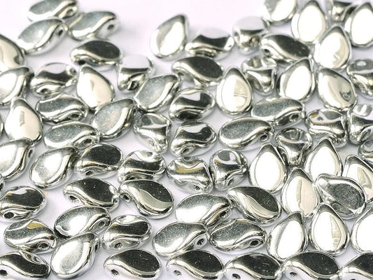 Preciosa 5x7mm Pip Beads – Pack of 30 – Labrador Silver