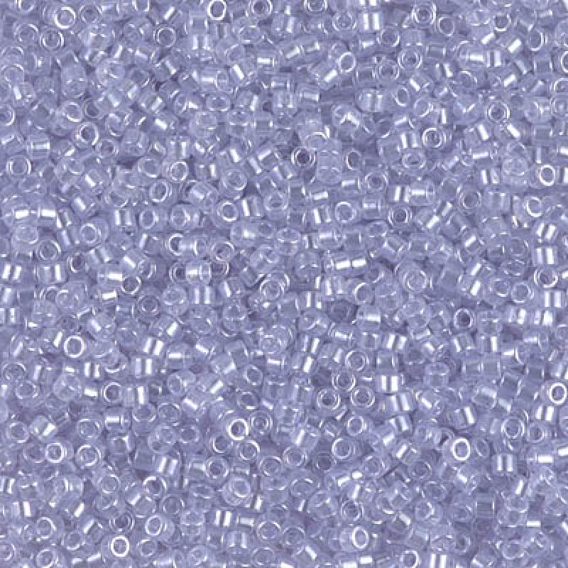 15/0 - Miyuki Delica - 5g Bag - Transparent Pale Amethyst Luster - DBS1476