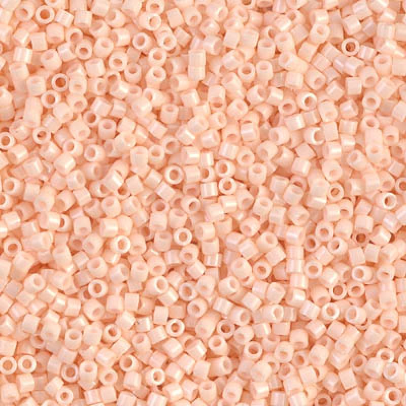 15/0 - Miyuki Delica - 5g Bag - Opaque Light Peach - DBS1492
