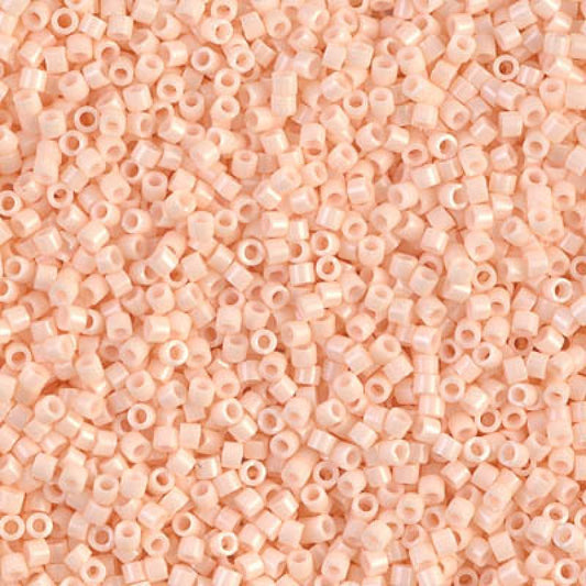 15/0 - Miyuki Delica - 5g Bag - Opaque Light Peach - DBS1492