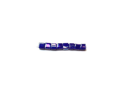 Miyuki 1.8mm Cube Beads - 5g Bag - Opaque Cobalt AB