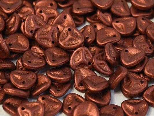 Rose Petals 8 x 7 mm Copper 100Pcs