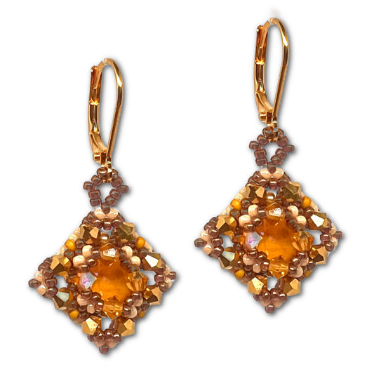 Sparkle Square Earring Kit by Ruxandra Puscas - Tiger Lily