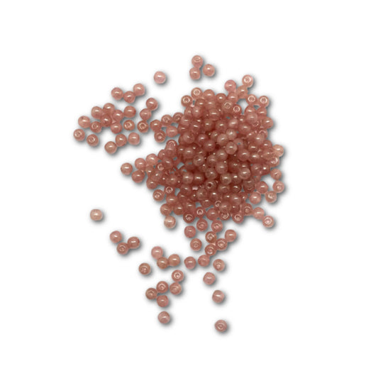 Jablonex Recycled - 3mm Tiny Bubbles - Rose Taupe Luster - Pack of 50