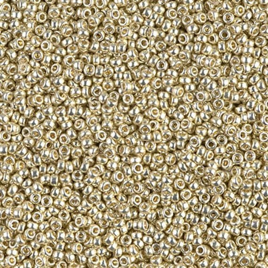 11/0 Toho Seed Beads - 10g Bag – PermaFinish – Galvanized Aluminium
