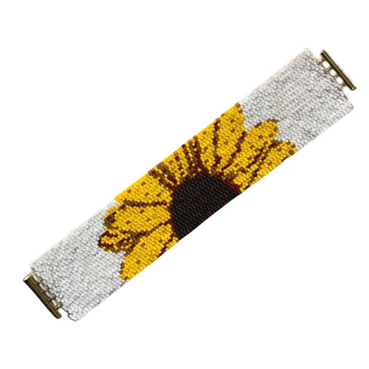Two Drop Peyote Sunflower Kit by Holly Kurzman
