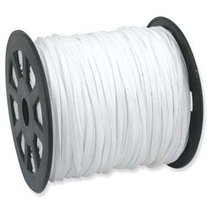3mm White Microfiber Suede per meter