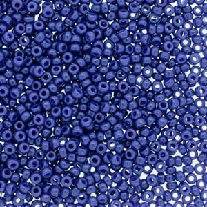15/0 Miyuki Seed Beads - 5g Bag – Duracoat Opaque Navy Blue - Colour 4493