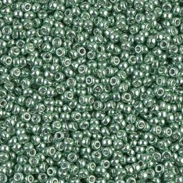 11/0 Miyuki Seed Beads - 25g Bag – Galvanized Sea Green - Colour 1074